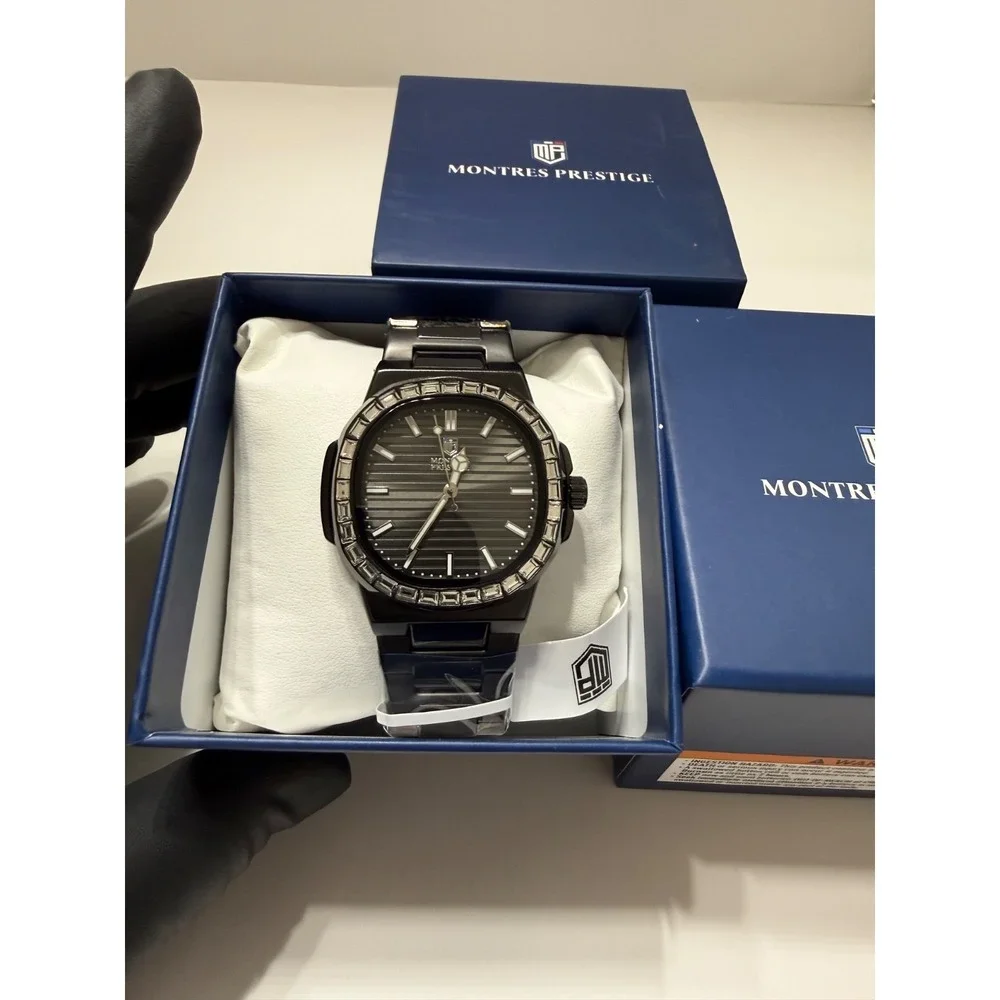 Montres Prestige Montres Prestige Men's Watch - 40mm, Black (MPW-0361) with box